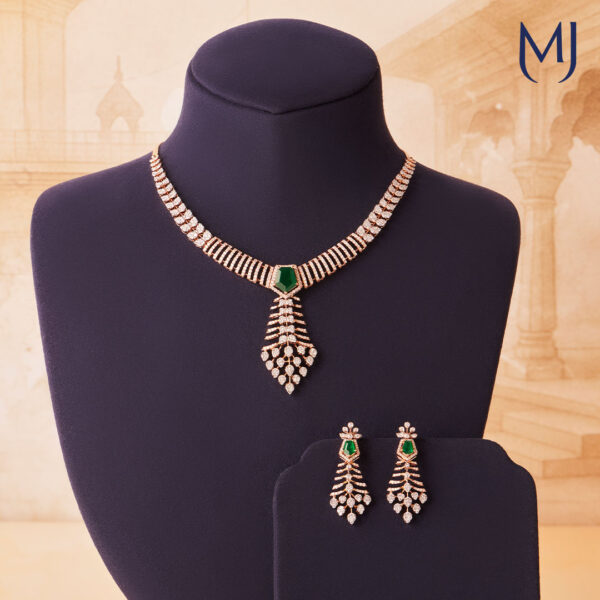 Diamond necklace set