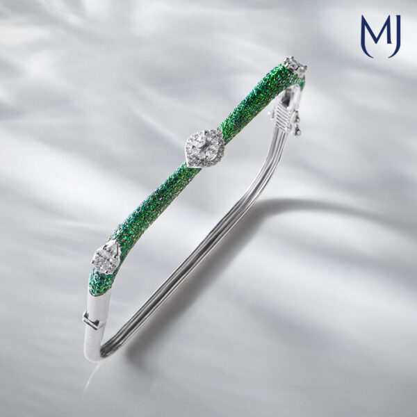 Light weight real diamond bracelet
