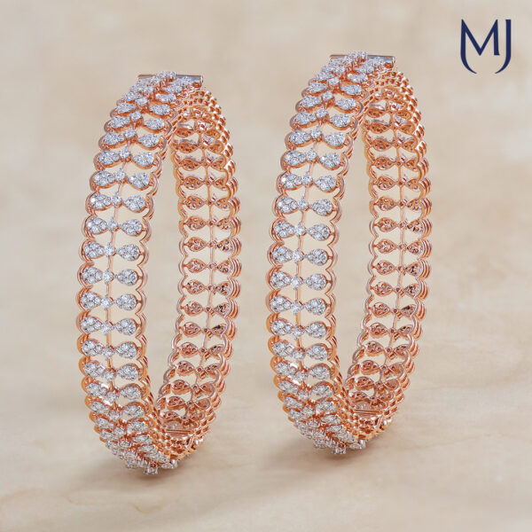 Real diamond bangles