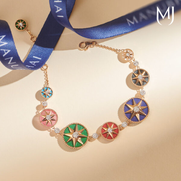 Light weight real diamond bracelet