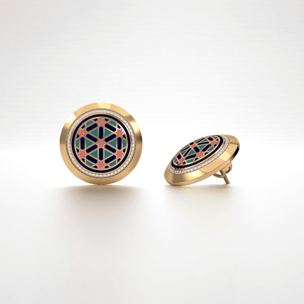 Turkish Diamond Stud Earrings (18K)