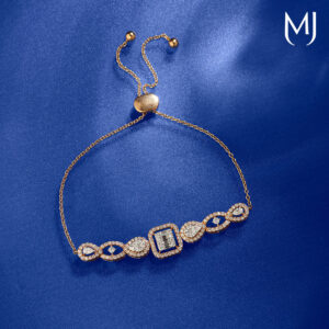 Light weight real diamond bracelet