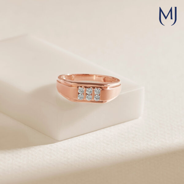 Light weight real diamond ring