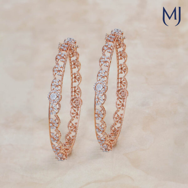 Real diamond bangles