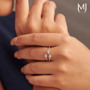 Light weight real diamond ring