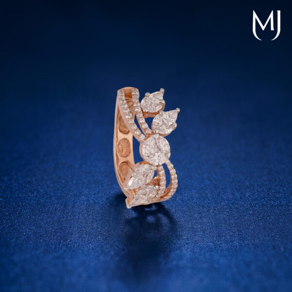 Light weight real diamond ring