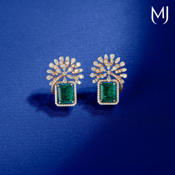 Real diamond earrings