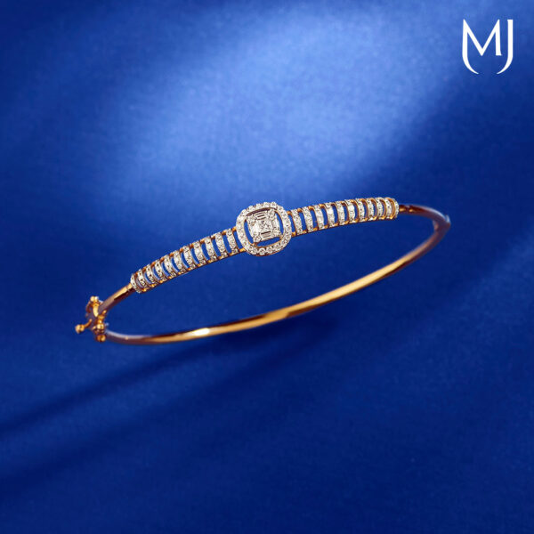 Light weight real diamond bracelet