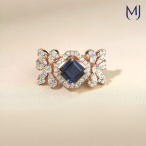 Light weight real diamond ring