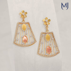 Light weight gold earrings