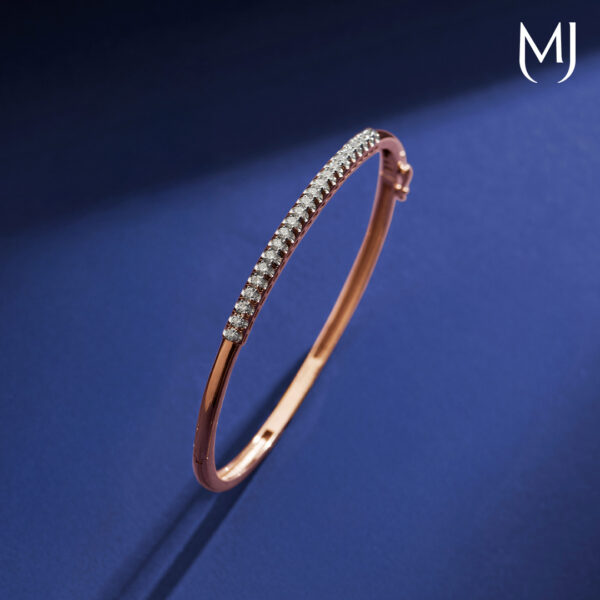 Light weight real diamond bracelet