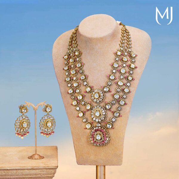 Polki necklace set