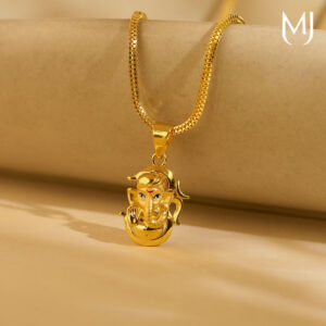 Light weight gold pendant