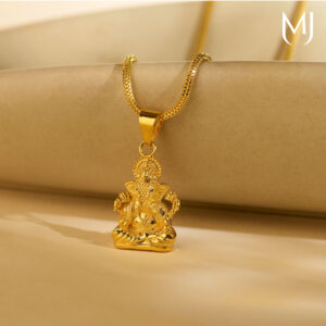 Light weight gold pendant