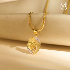 Light weight gold pendant