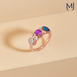 Light weight real diamond ring