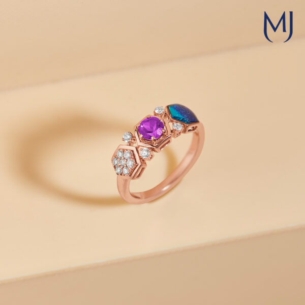 Light weight real diamond ring