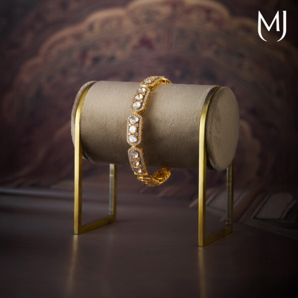 14 kt elina polki bangles