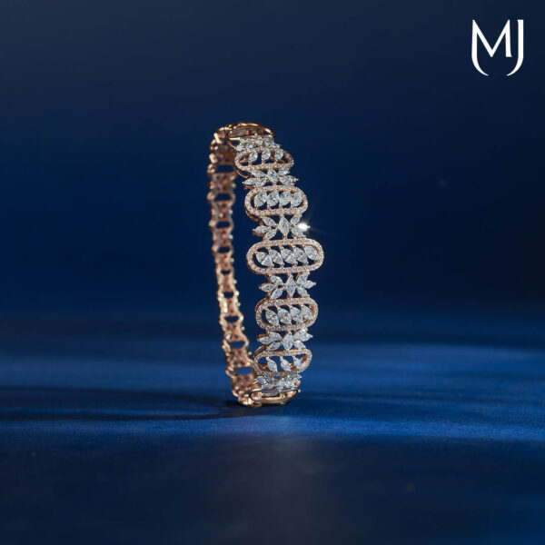 Light weight real diamond bracelet