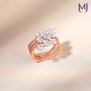 Light weight real diamond ring