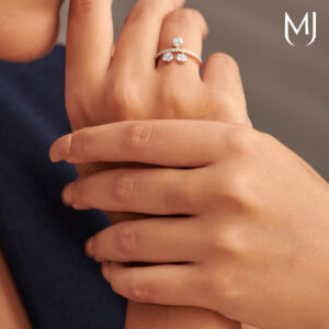 Light weight real diamond ring