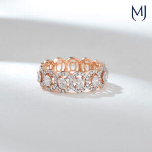 Light weight real diamond ring