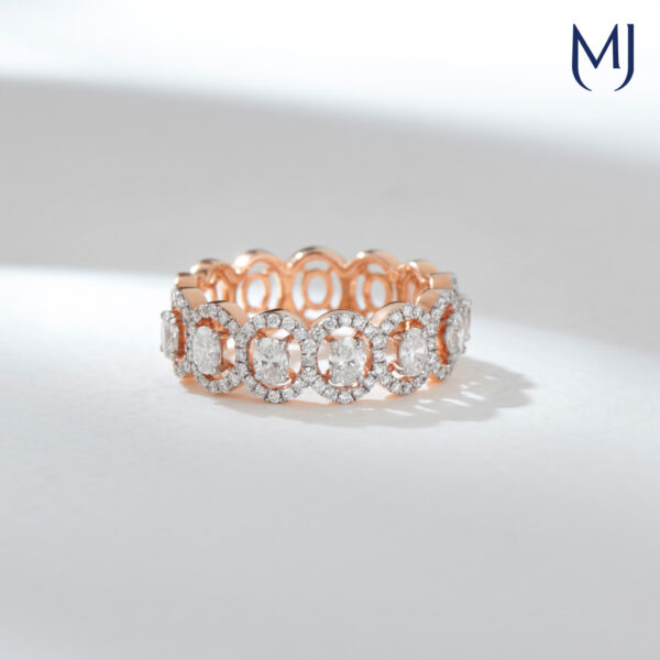Light weight real diamond ring