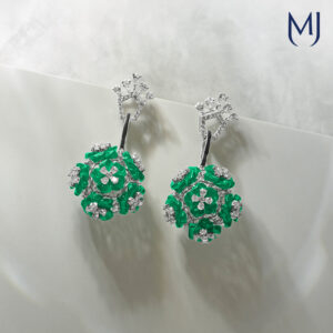 Real diamond earrings