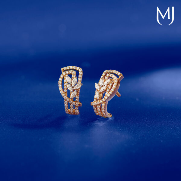 Light weight real diamond earrings