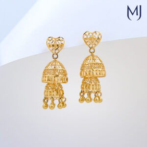 Light weight gold earrings