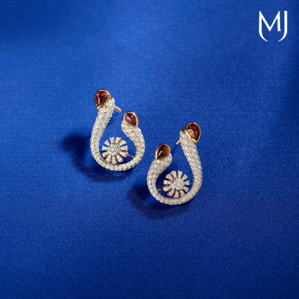 Real diamond earrings