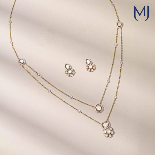 Polki pendant set