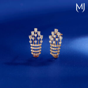 Light weight real diamond earrings