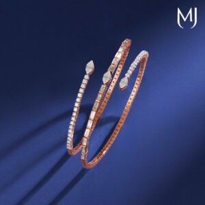 Light weight real diamond bracelet