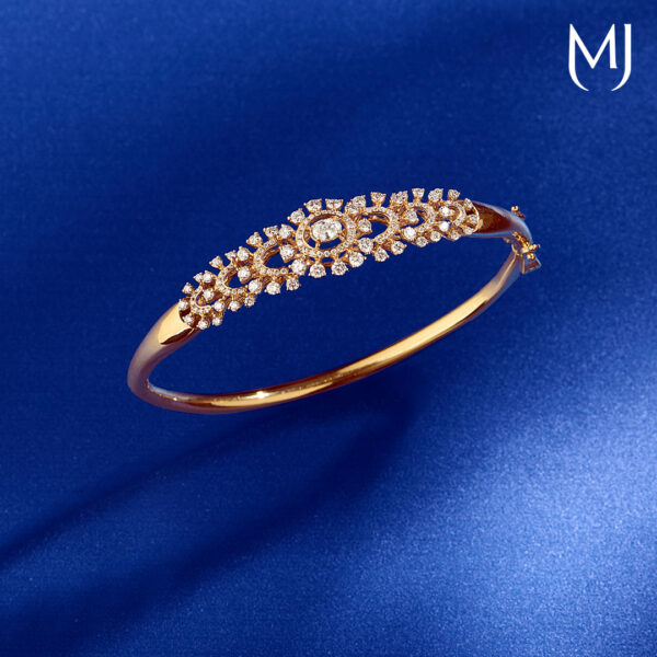 Light weight real diamond bracelet