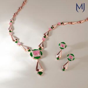 Diamond necklace set