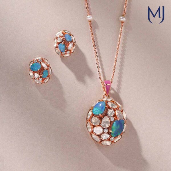 Polki chain pendant