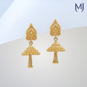 Light weight gold earrings