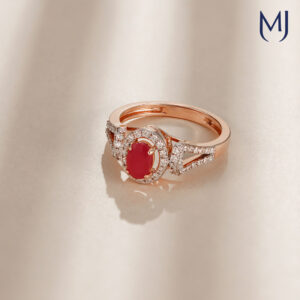 Light weight real diamond ring