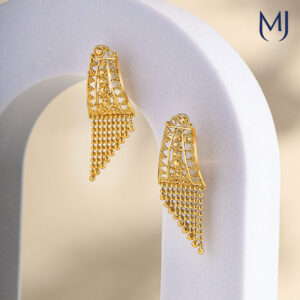 Light weight gold earrings