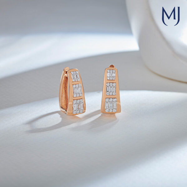 Real diamond earrings