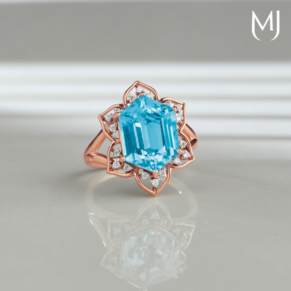 Light weight real diamond ring