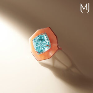 Light weight real diamond ring