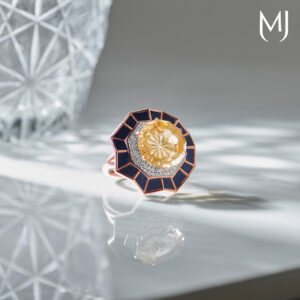 Light weight real diamond ring