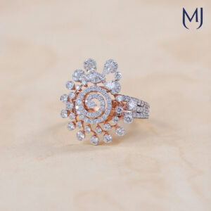 Light weight real diamond ring