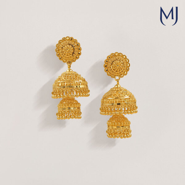 Light weight gold earrings