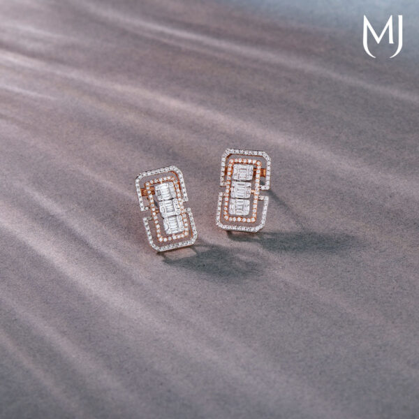 Real diamond earrings