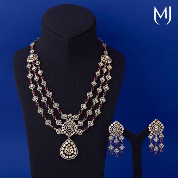 Polki necklace set