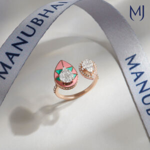 Light weight real diamond ring