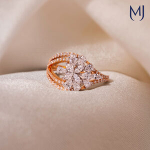 Light weight real diamond ring